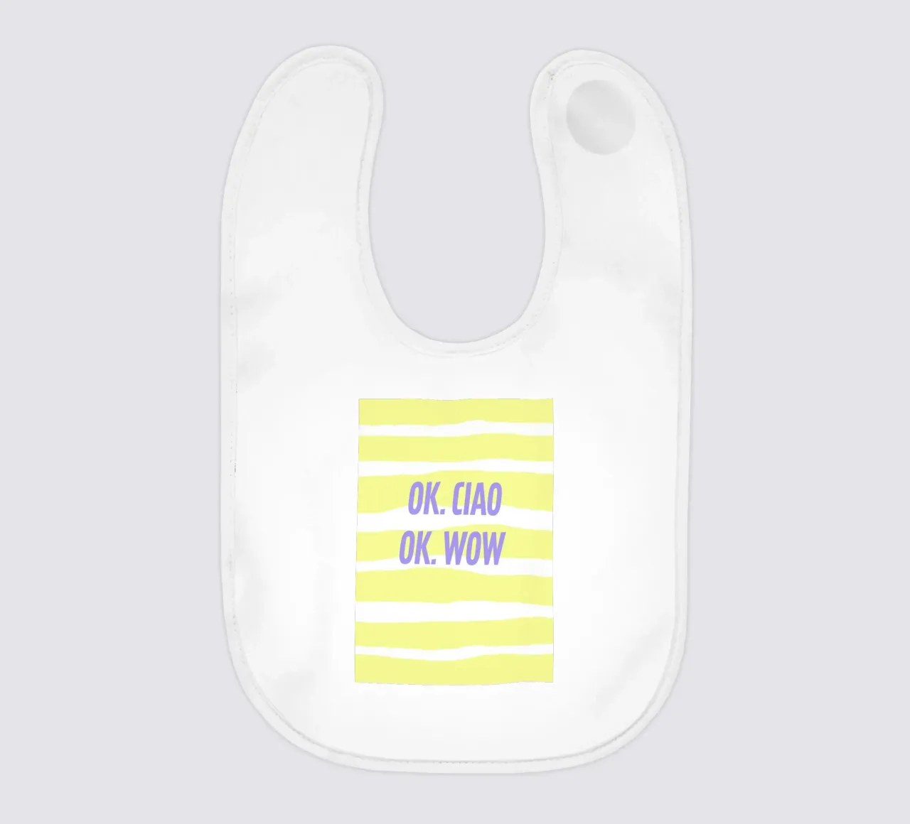 ok.ciao.ok.wow. bavaglino da FRICKE DESIGN