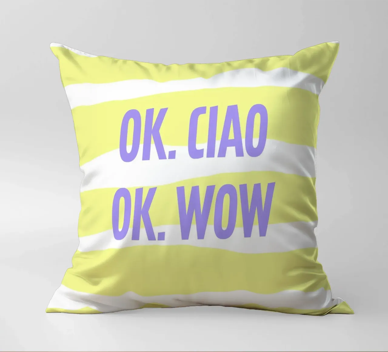 ok.ciao.ok.wow. cuscino da FRICKE DESIGN