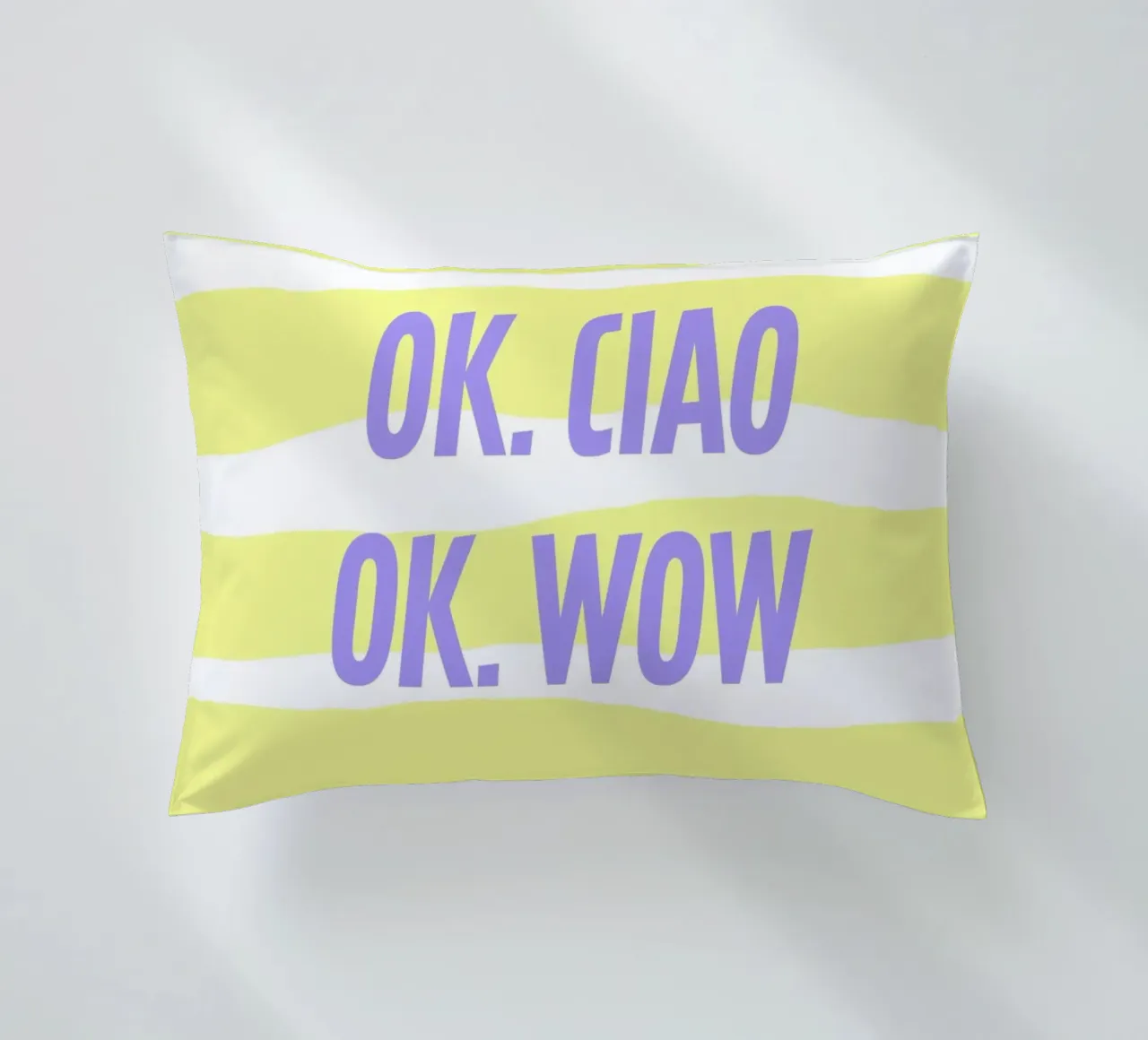ok.ciao.ok.wow. cuscino da FRICKE DESIGN