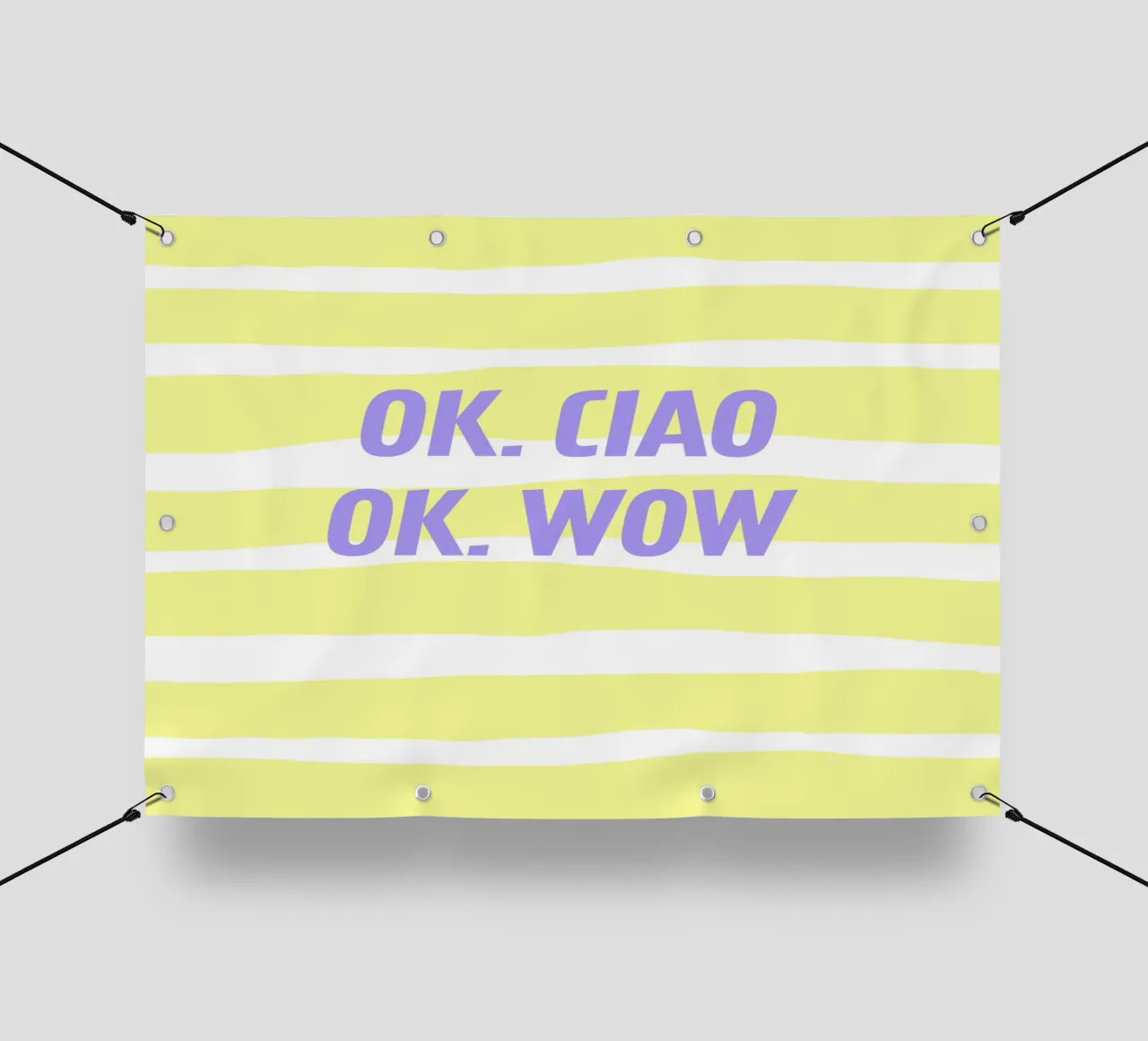 ok.ciao.ok.wow. telo in pvc da FRICKE DESIGN