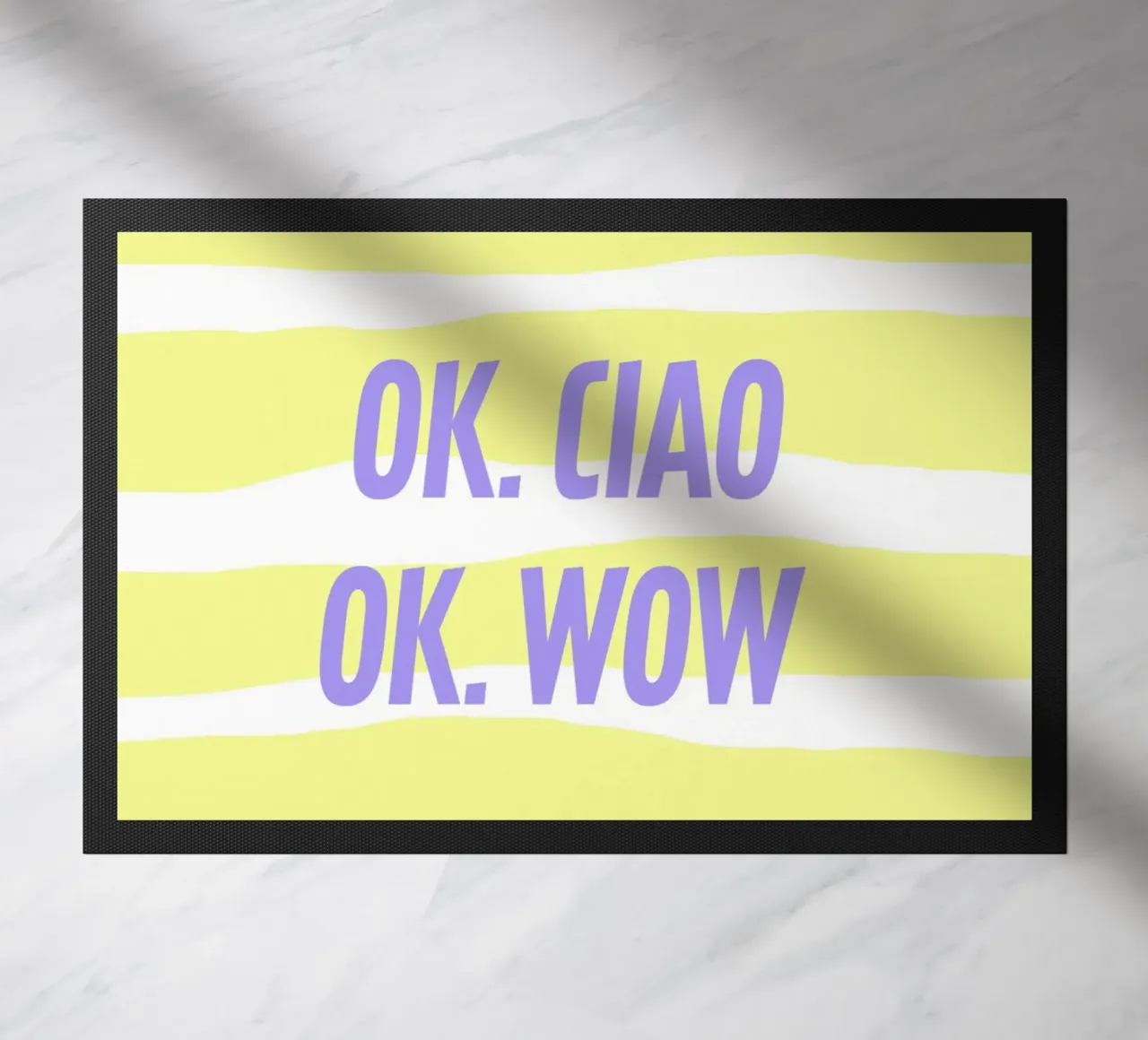 ok.ciao.ok.wow. zerbino da FRICKE DESIGN
