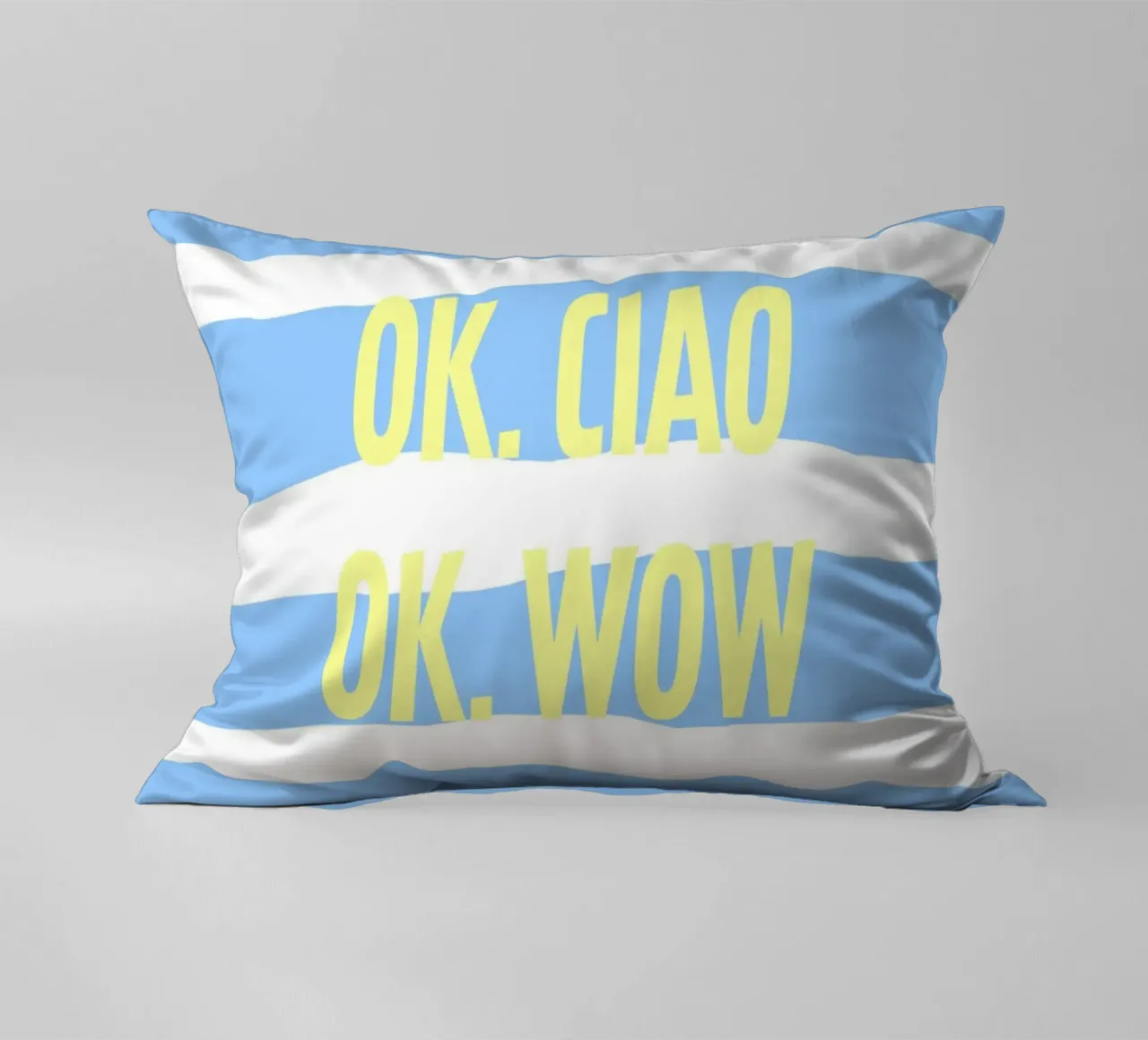 ok.ciao ok. wow cuscino da FRICKE DESIGN