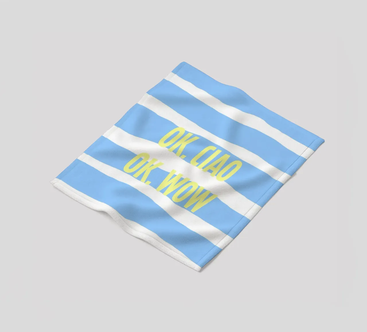 ok.ciao ok. wow coperta in pile da FRICKE DESIGN