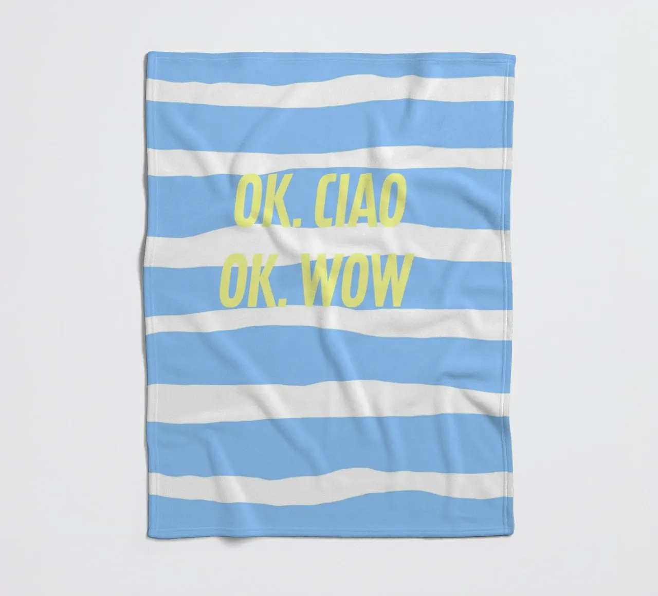 ok.ciao ok. wow coperta in pile da FRICKE DESIGN