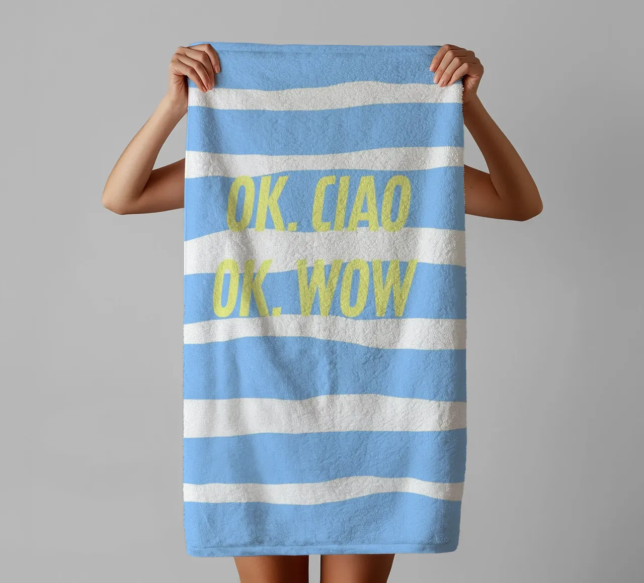 ok.ciao ok. wow asciugamano da bagno da FRICKE DESIGN