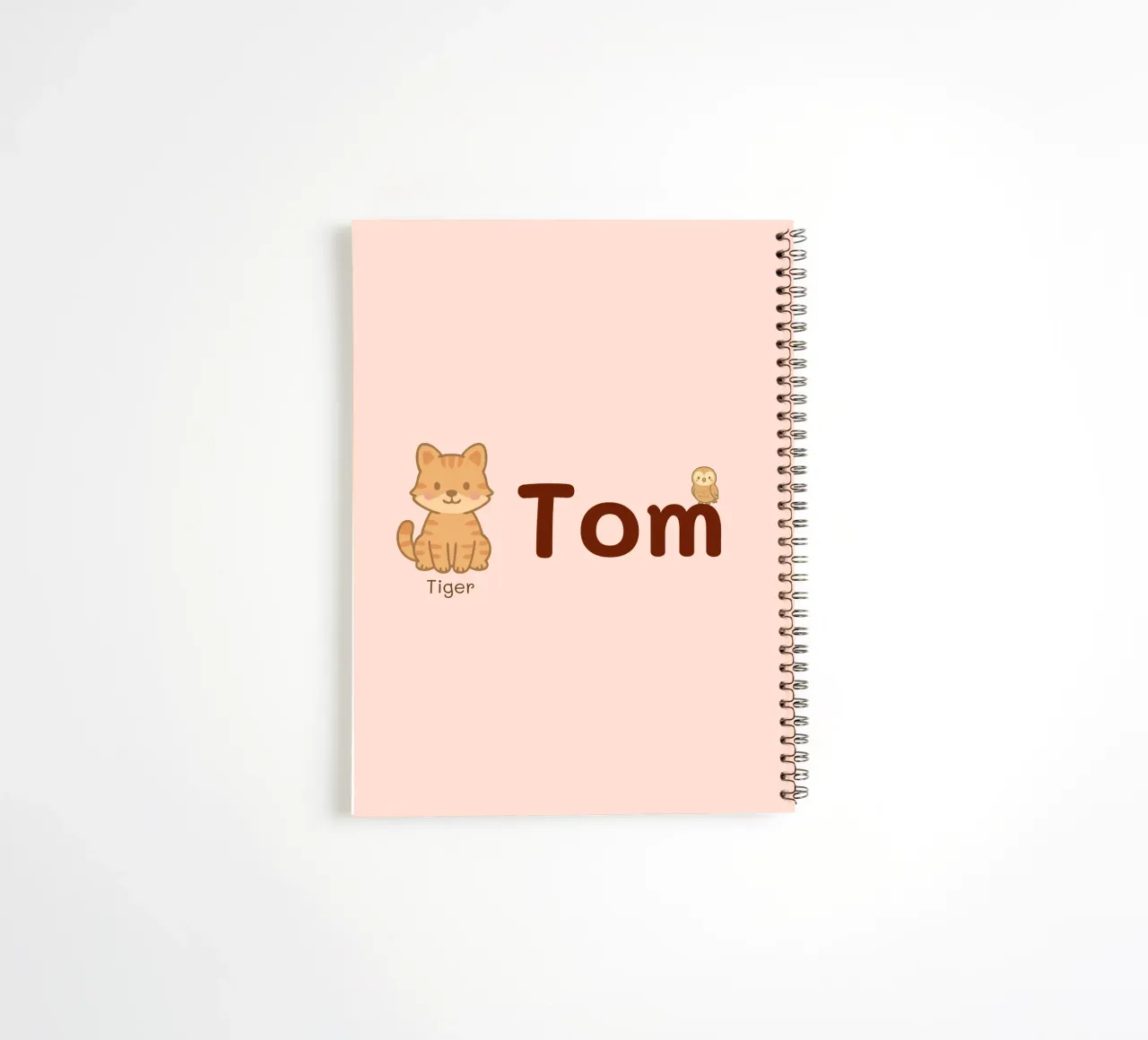 (50+) Animal name friends spiral notebook by Personalizable Designs