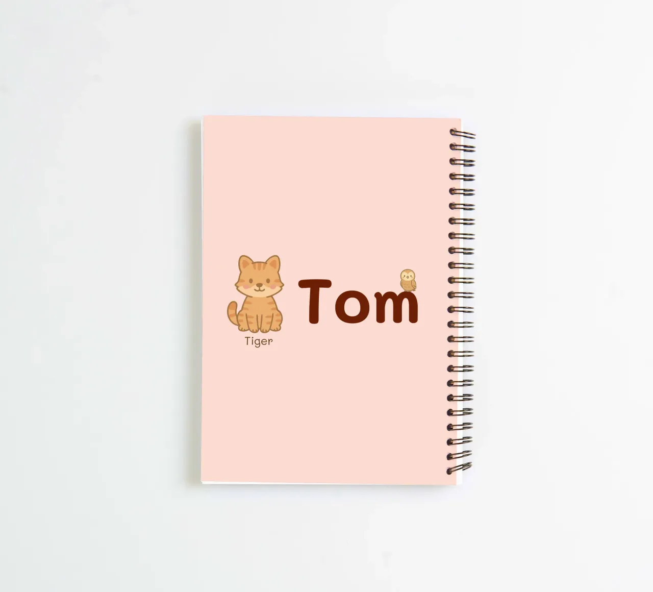 (50+) Animal name friends spiral notebook by Personalizable Designs