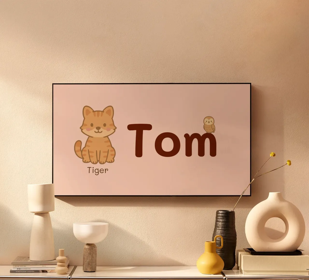 (50+) Amici di nome animale alluminio dibond da Personalizable Designs
