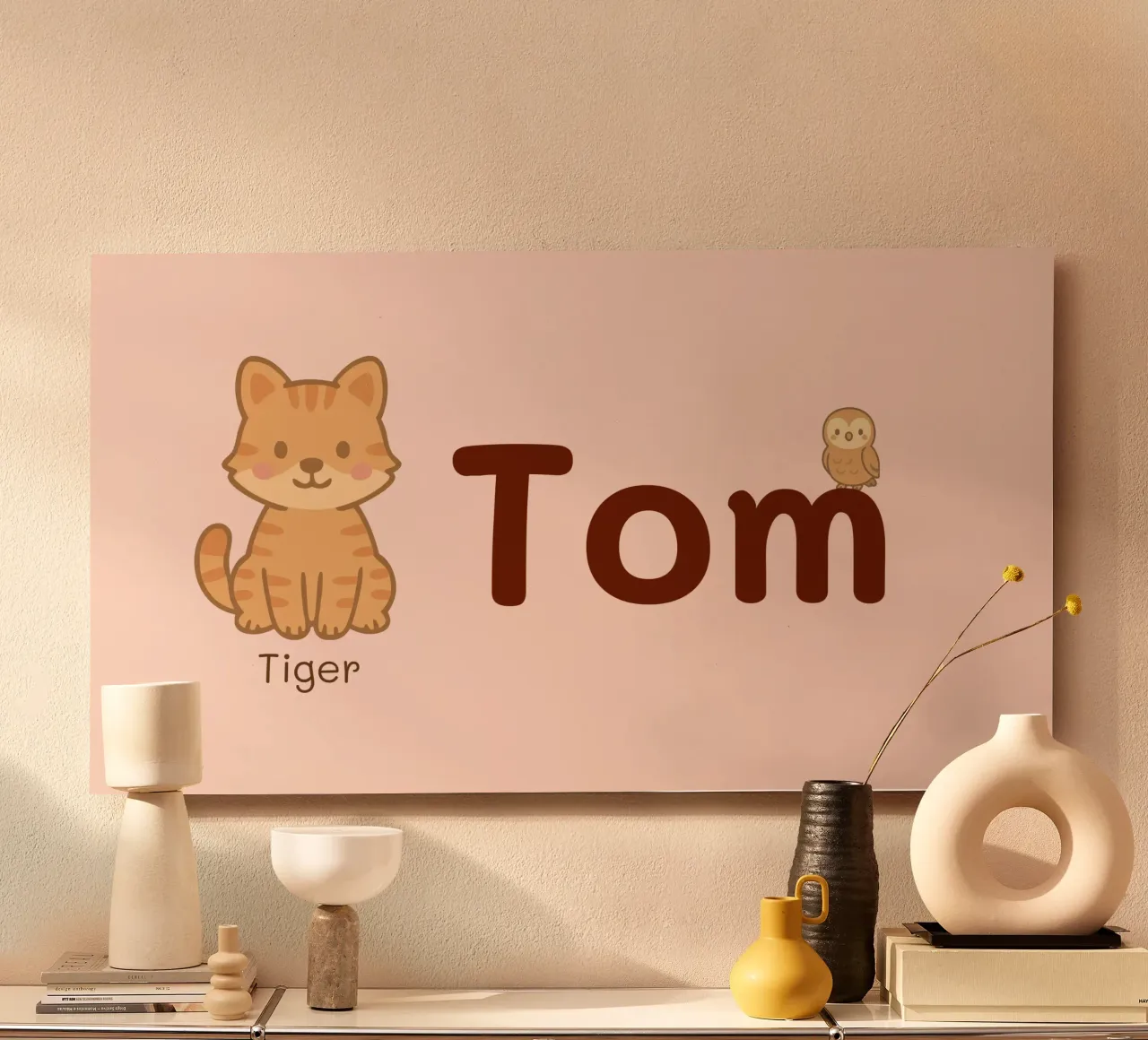(50+) Amici di nome animale alluminio dibond da Personalizable Designs
