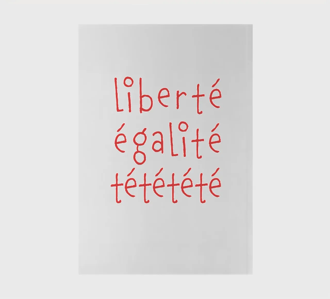 liberté. notebook by FRICKE DESIGN