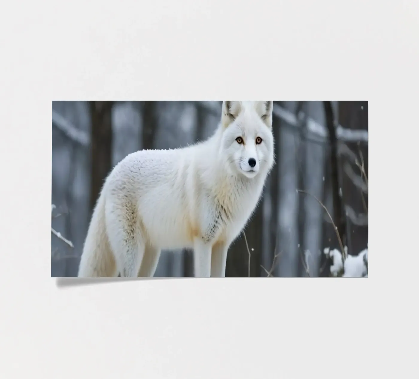 White fox sticker sheet by Wild Beauty