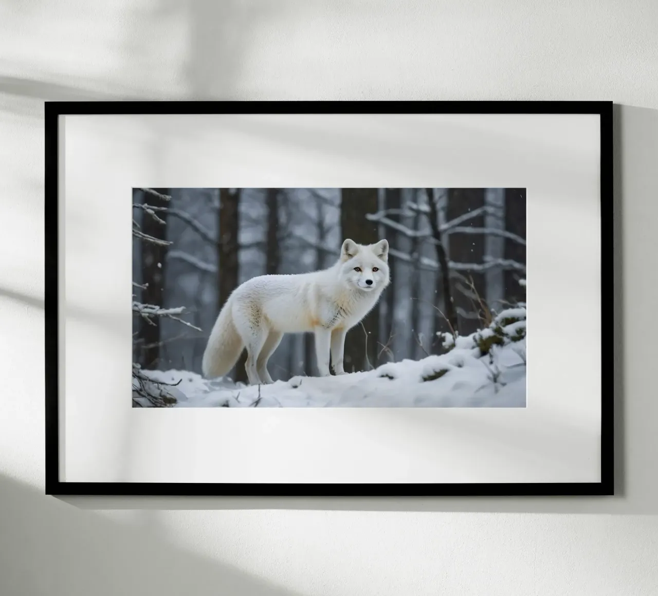 Renard blanc poster de Wild Beauty