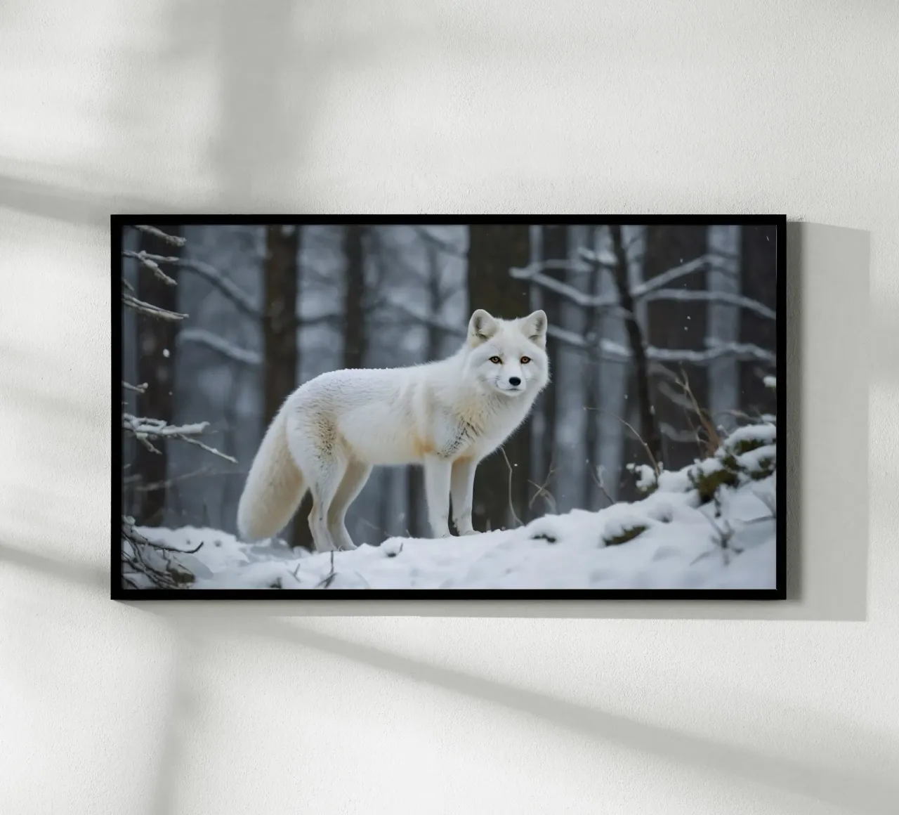 Renard blanc poster de Wild Beauty