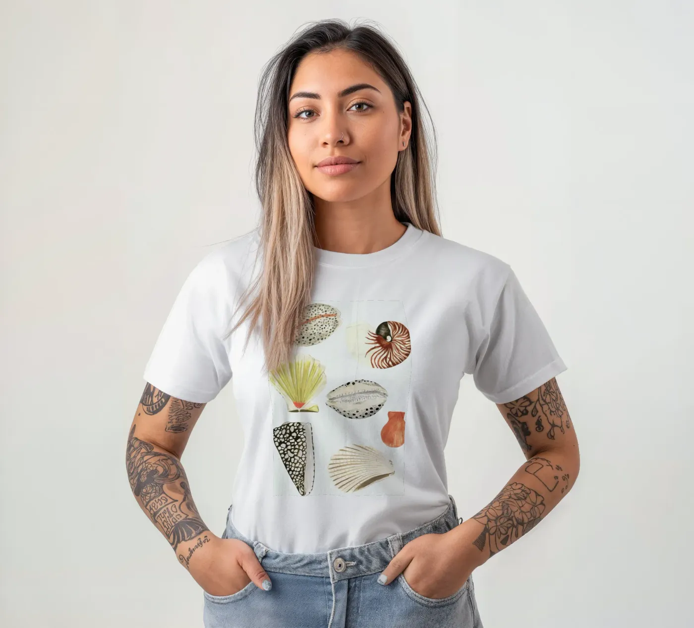 Shells t-shirt da Isabelle Vandeplassche