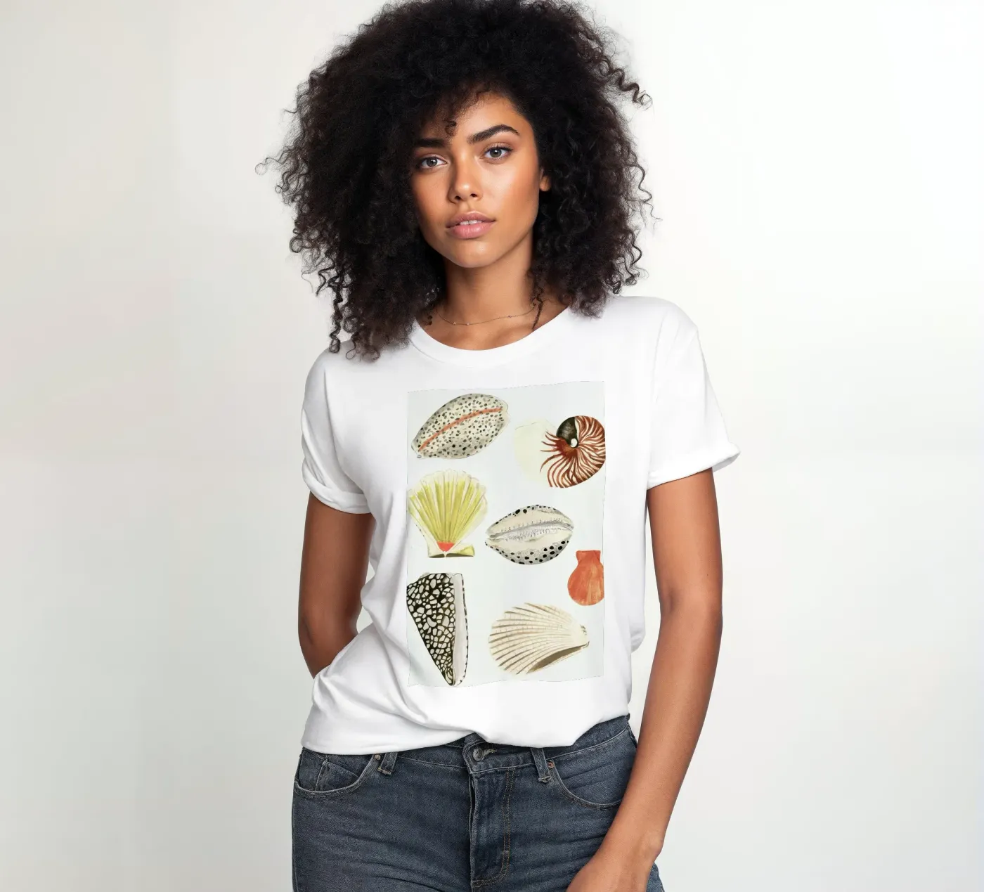 Shells t-shirt da donna da Isabelle Vandeplassche