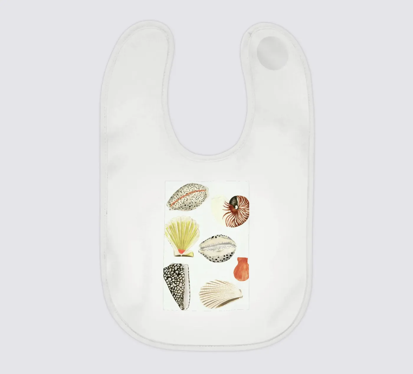 Shells baby slabbetje van Isabelle Vandeplassche