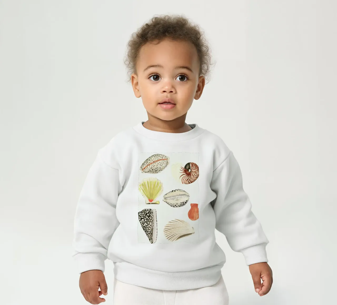 Shells felpa neonato da Isabelle Vandeplassche