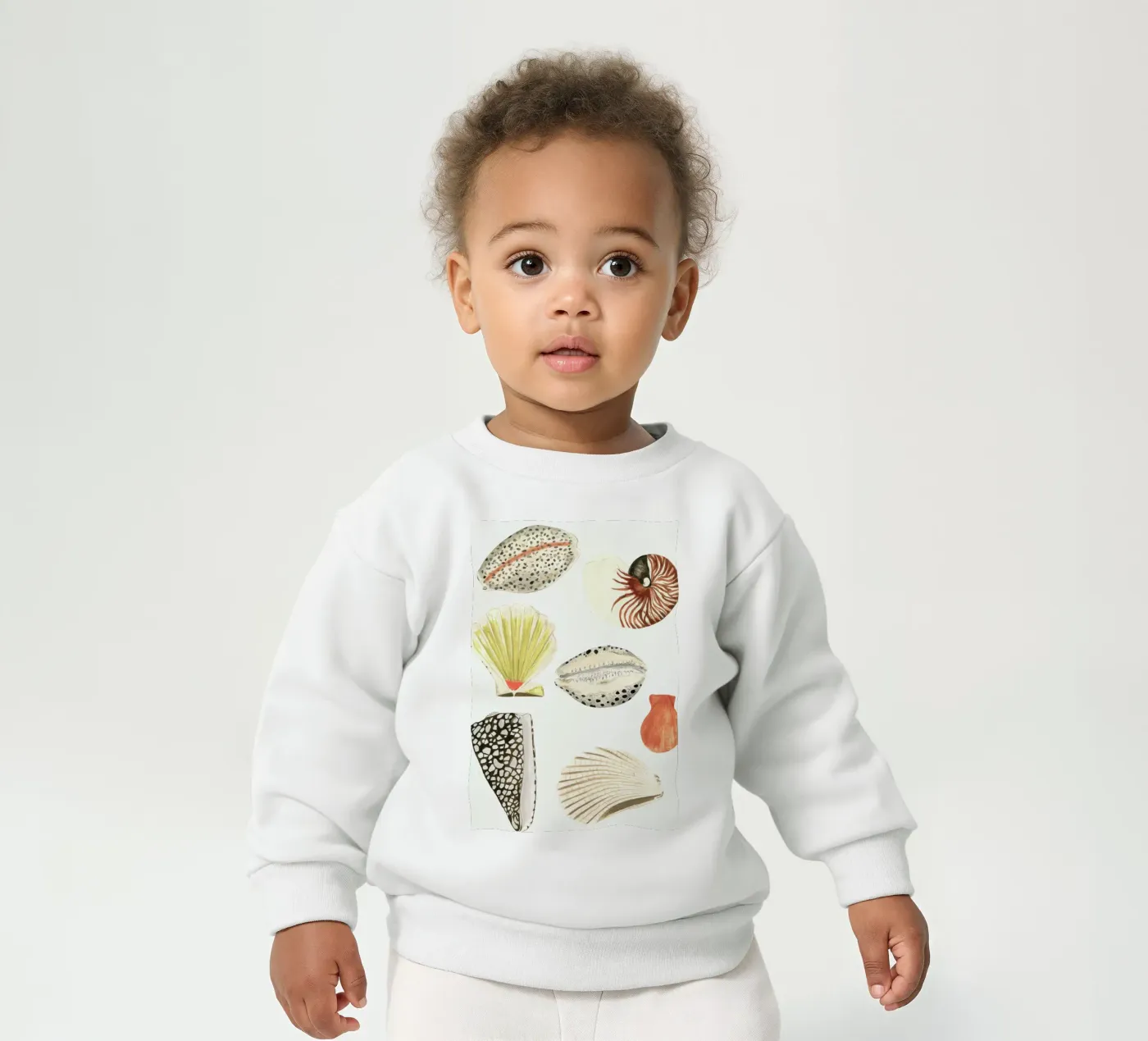 Shells felpa neonato da Isabelle Vandeplassche