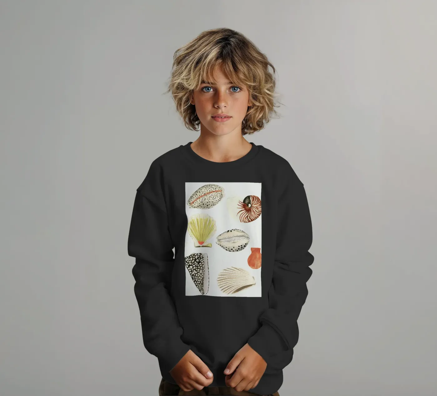 Shells kinder sweatshirt van Isabelle Vandeplassche
