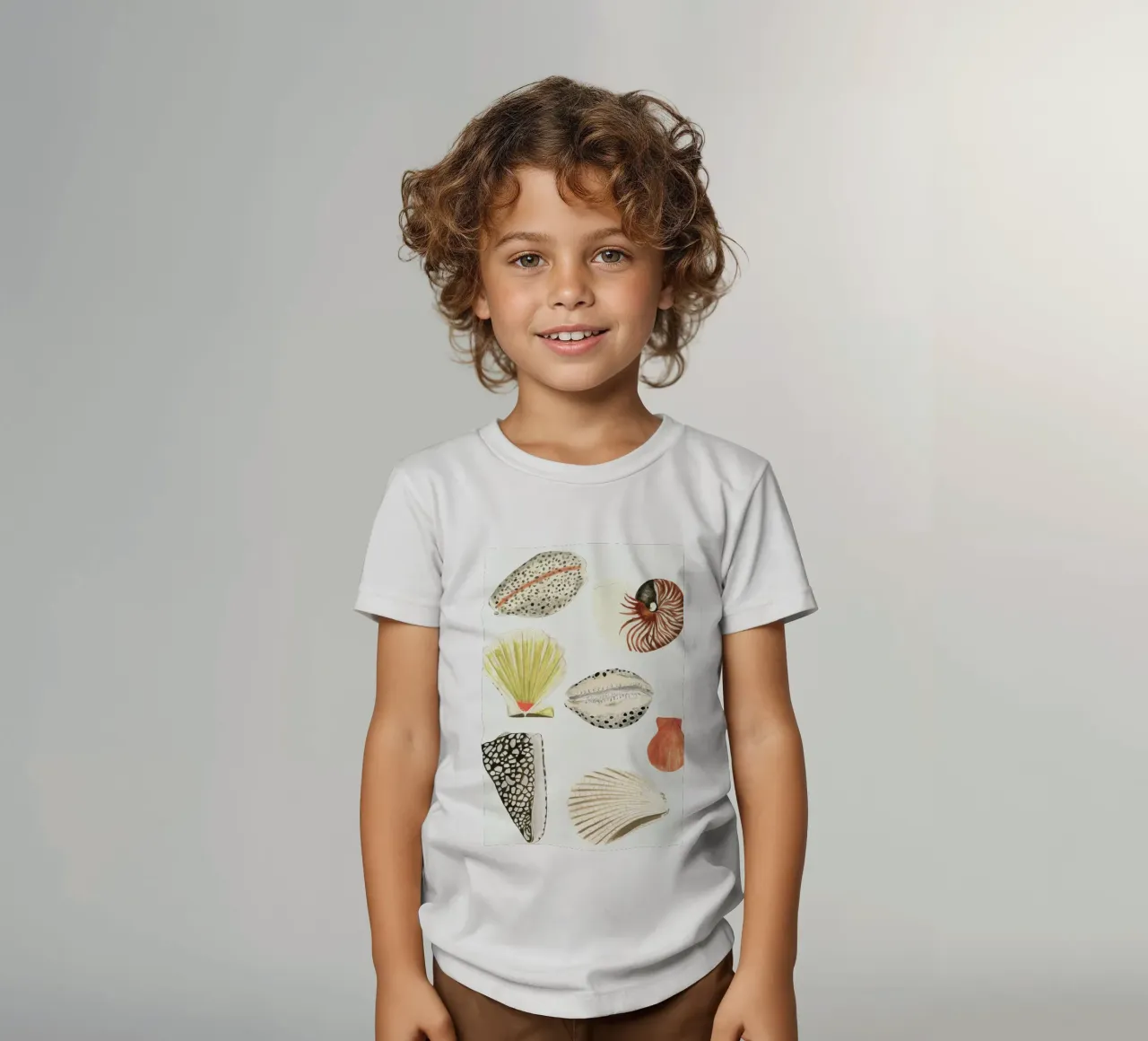 Shells kinder t-shirt van Isabelle Vandeplassche