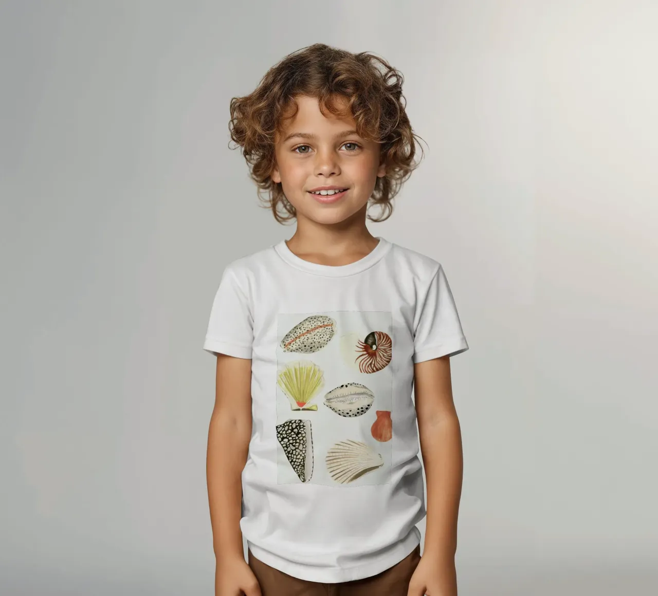Shells kinder t-shirt van Isabelle Vandeplassche