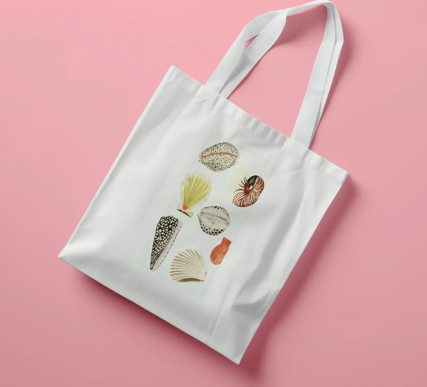 Shells tote bag by Isabelle Vandeplassche