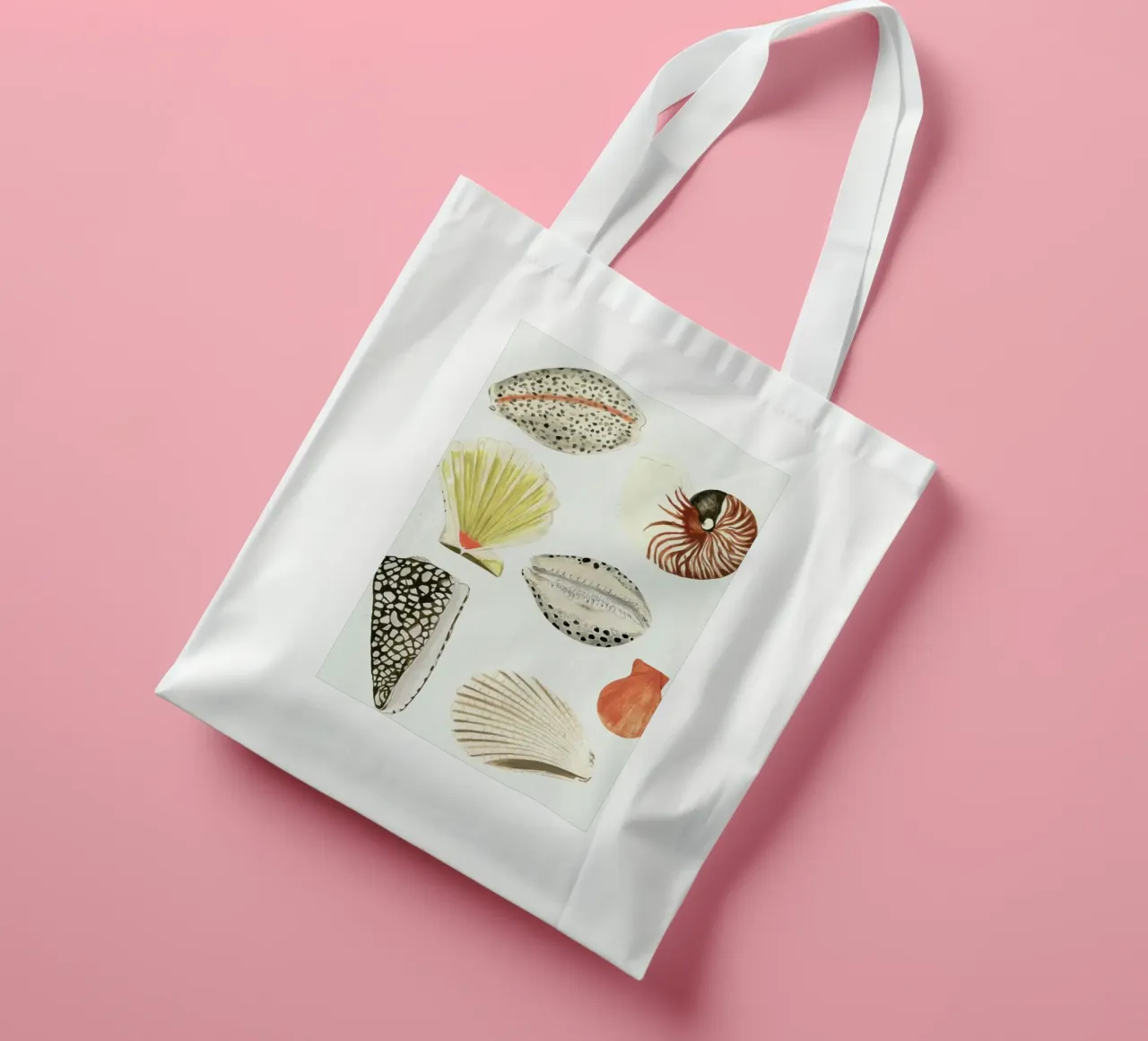 Shells tote bag by Isabelle Vandeplassche