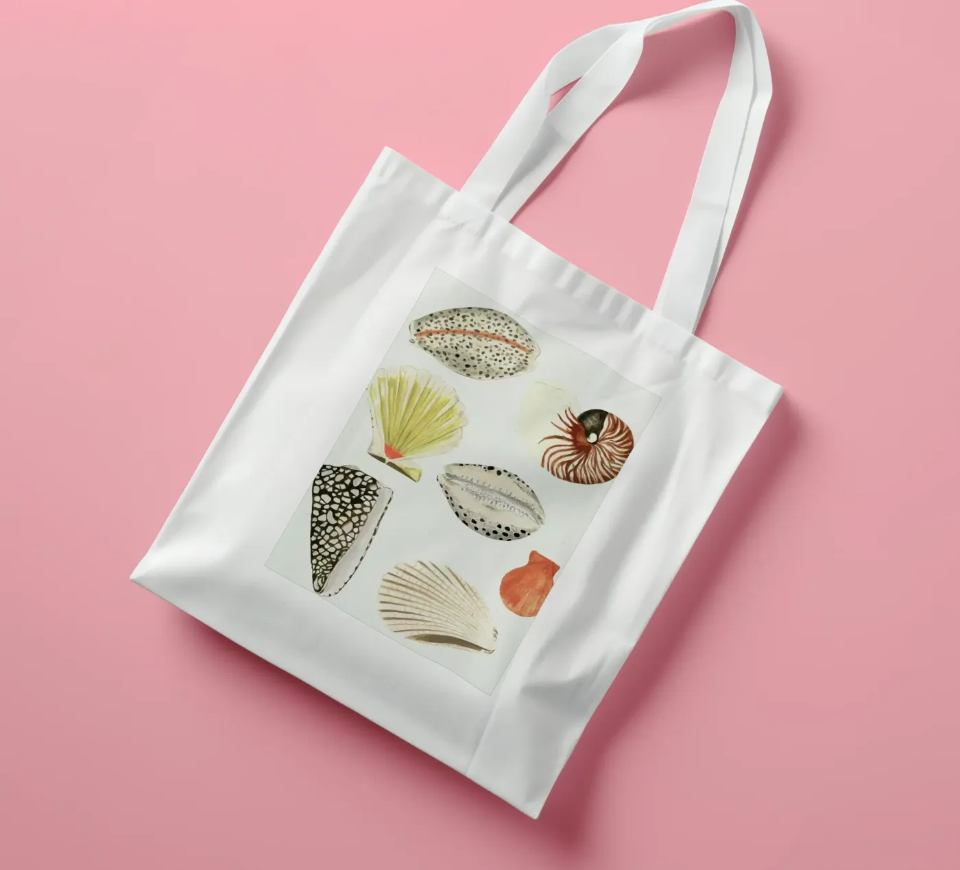 Shells tote bag by Isabelle Vandeplassche