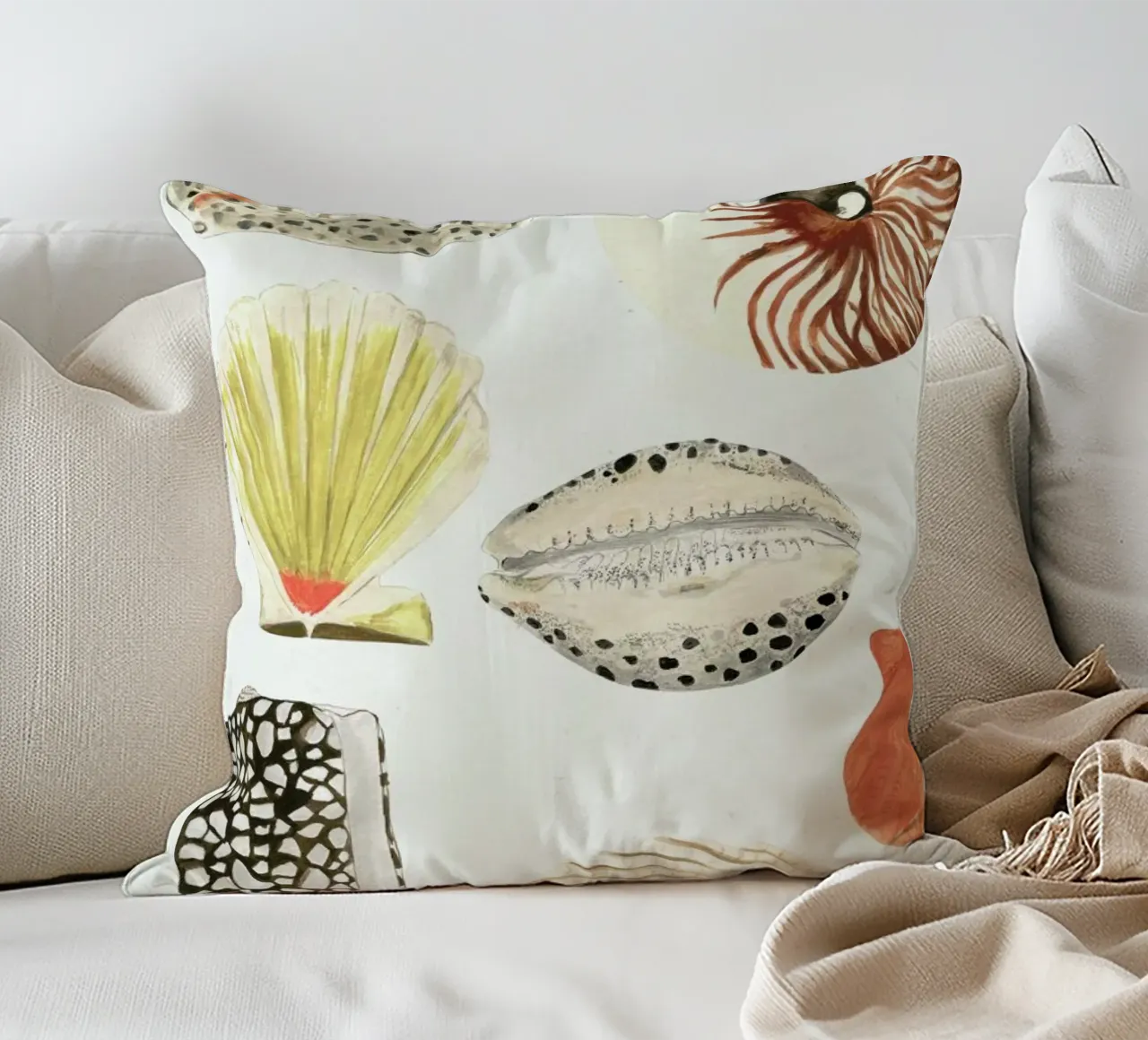 Shells cuscino da Isabelle Vandeplassche