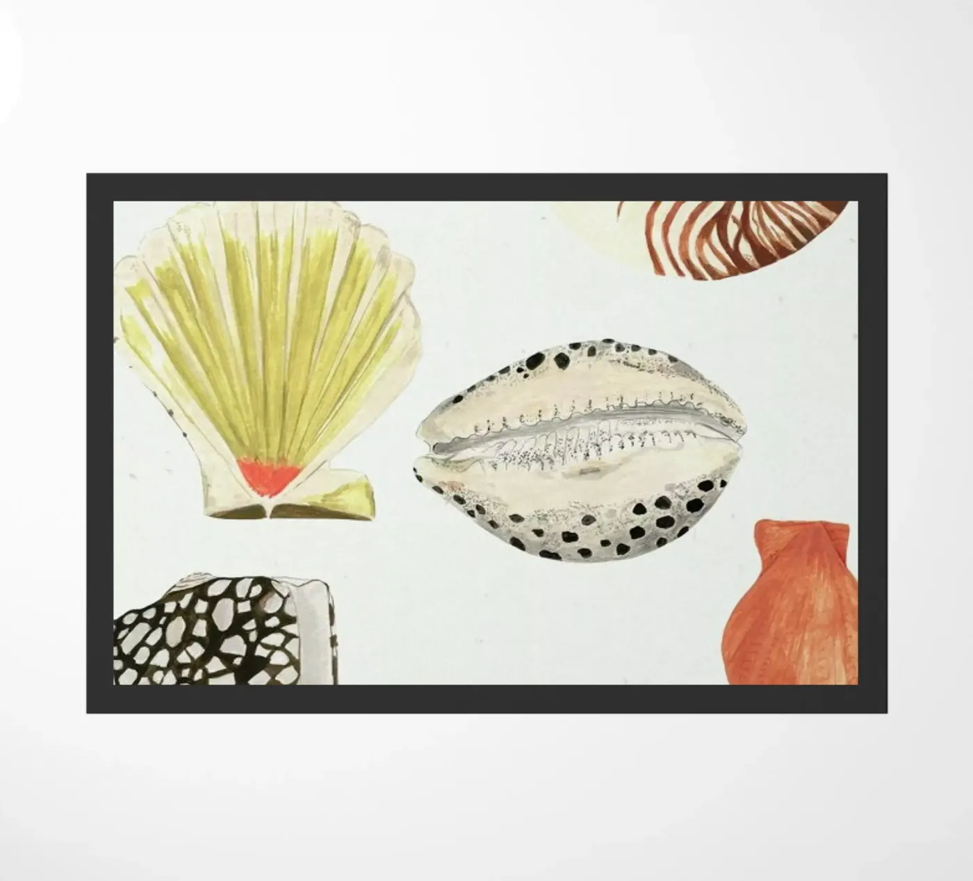 Shells paillasson de Isabelle Vandeplassche
