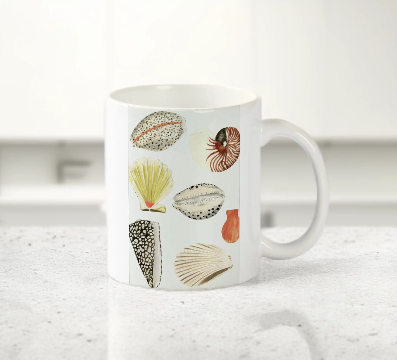 Shells tazza in ceramica da Isabelle Vandeplassche