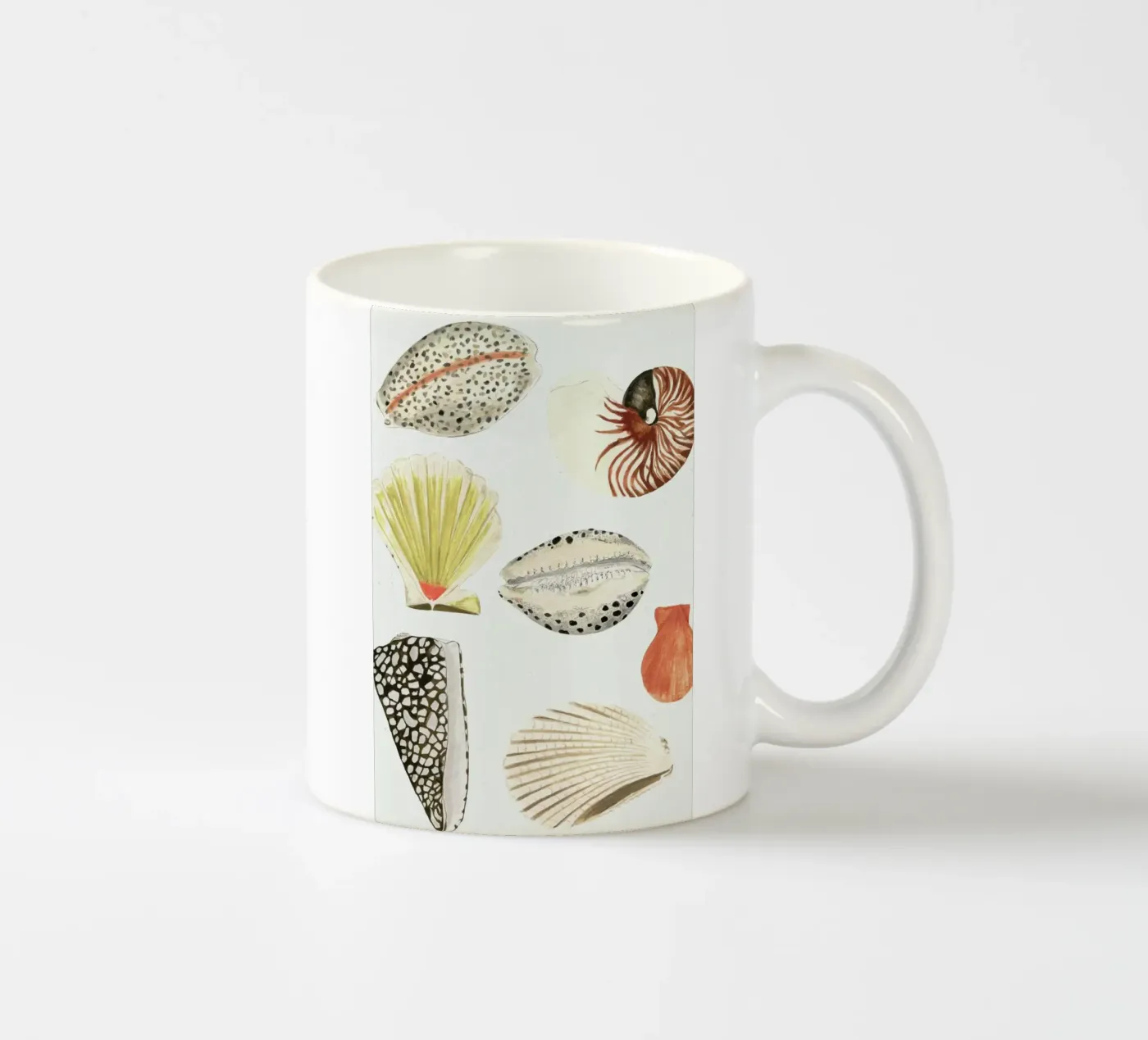 Shells ceramic mug by Isabelle Vandeplassche