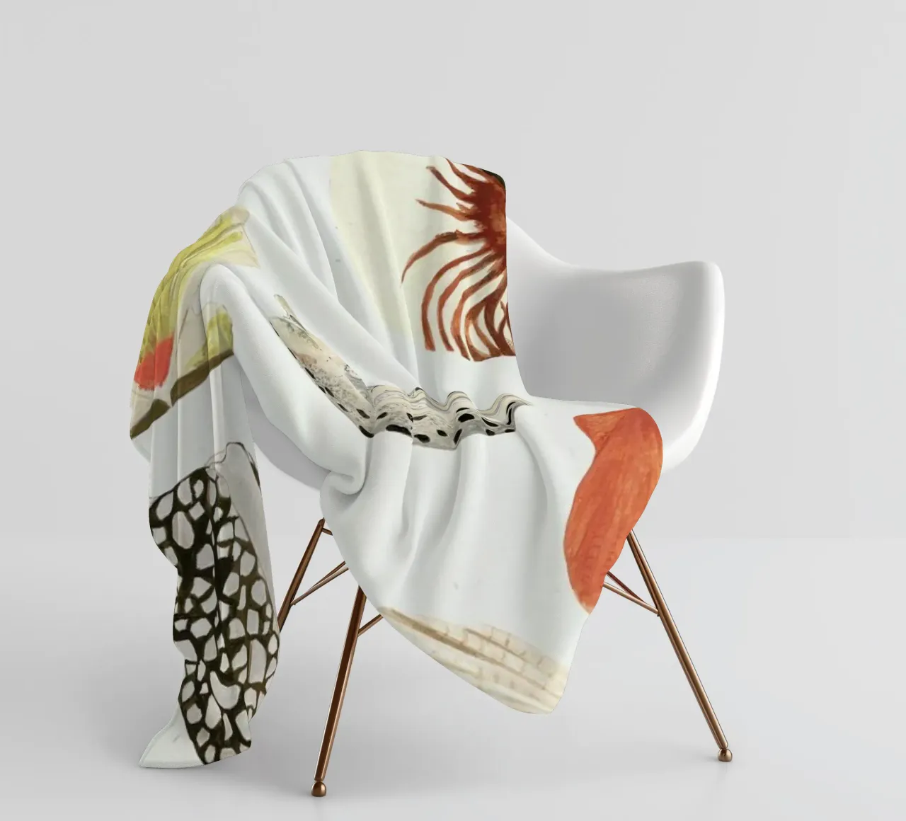 Shells coperta in pile da Isabelle Vandeplassche