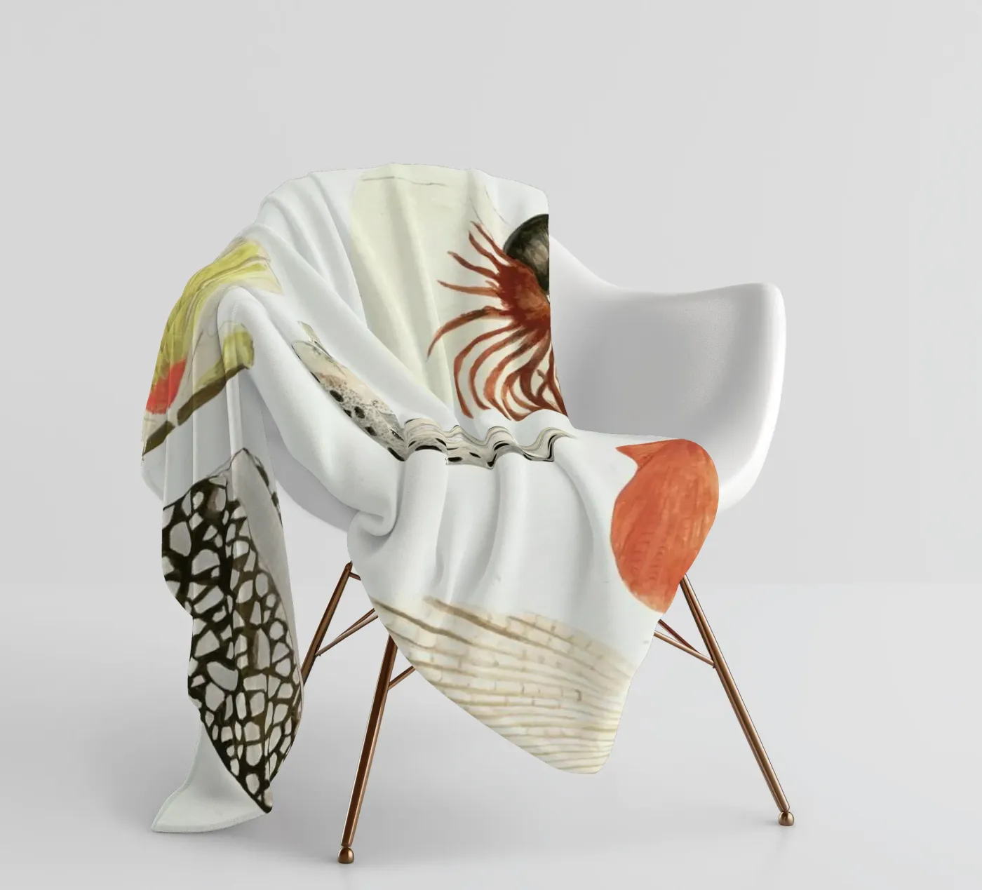 Shells Fleecedecke von Isabelle Vandeplassche