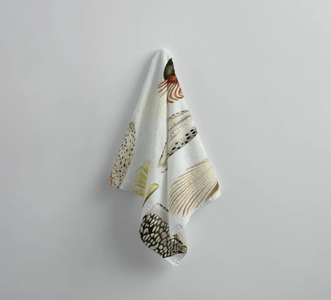 Shells towel by Isabelle Vandeplassche