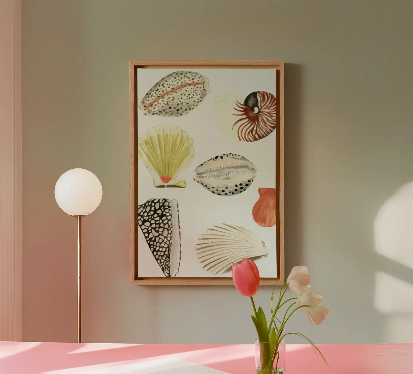 Shells Leinwand von Isabelle Vandeplassche