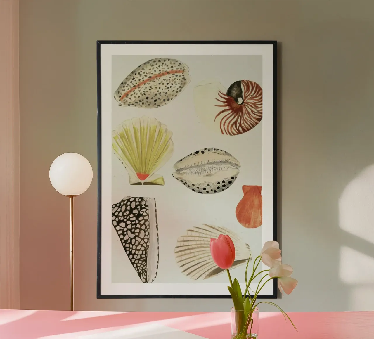 Shells poster da Isabelle Vandeplassche