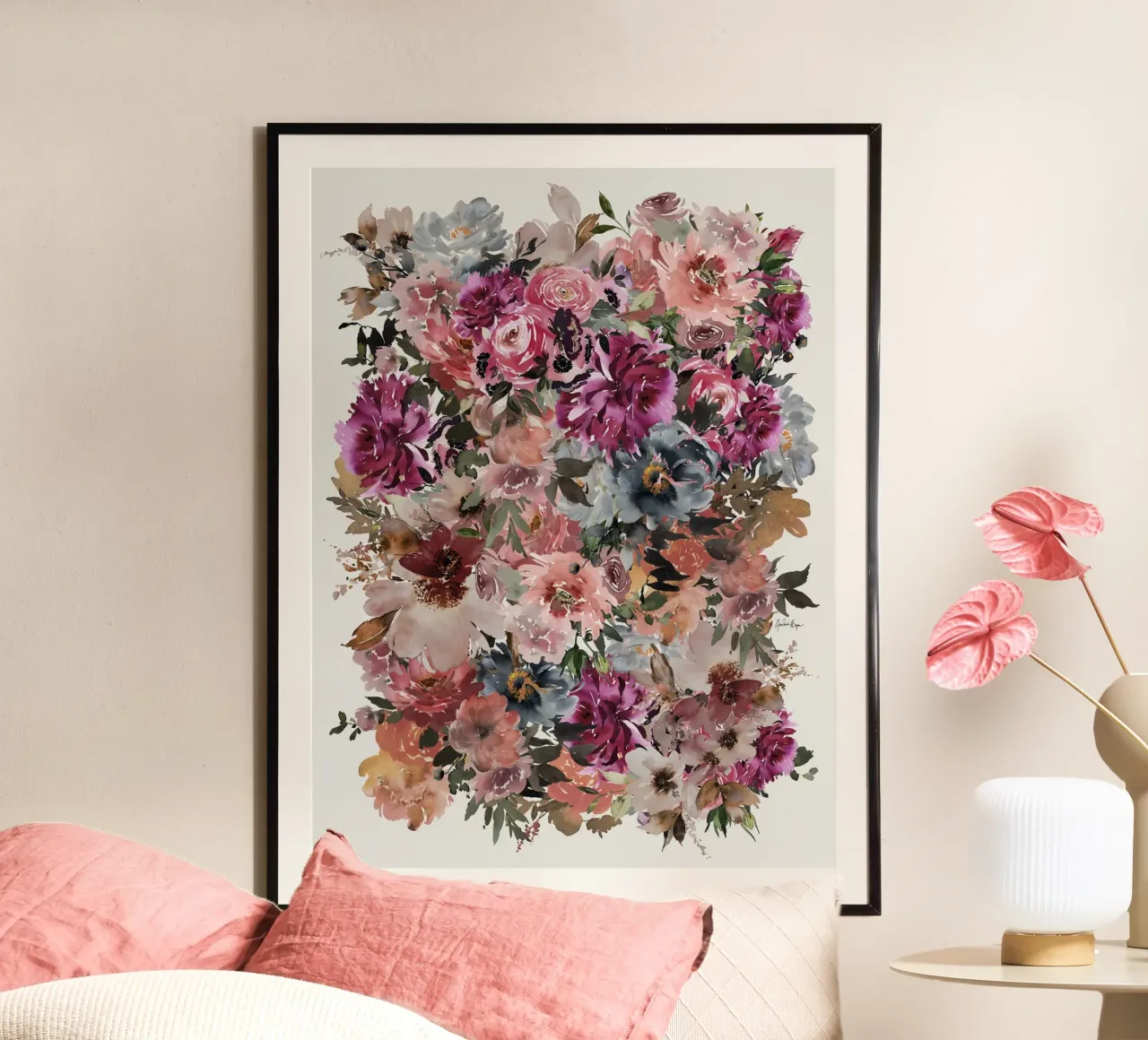 Watercolor poster con telaio in plastica da Ana Paula Hoppe