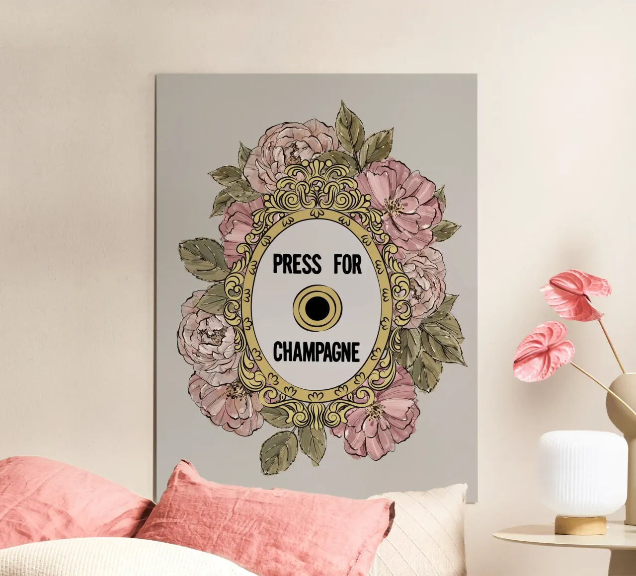 Press for champagne II poster da Ana Paula Hoppe