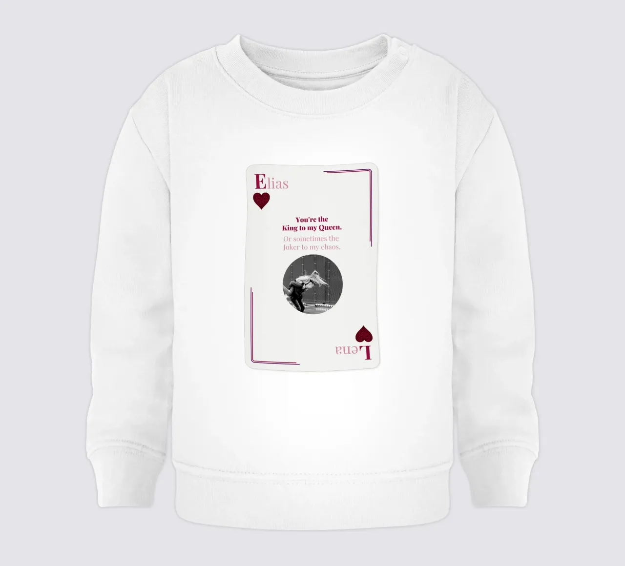 The Joker to my chaos felpa neonato da Personalizable Designs