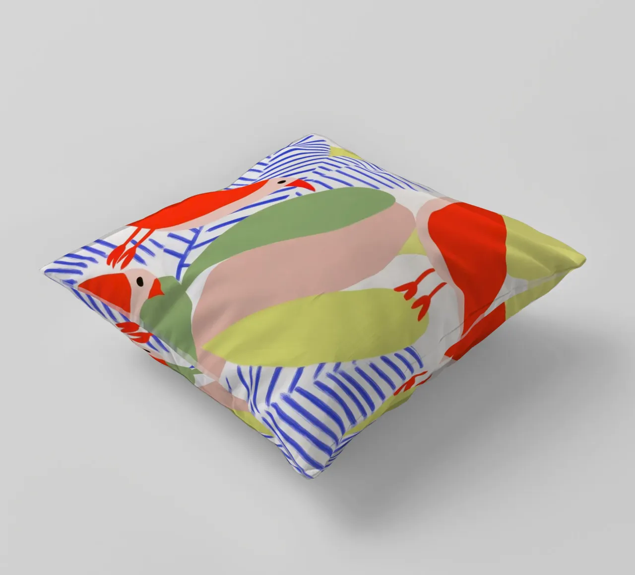 Sinfonia di uccelli | Design scandinavo cuscino da Autofocus