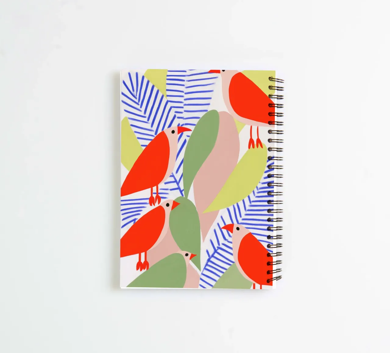 Bird Symphony | Scandinavian Design spiral notebook by Autofocus