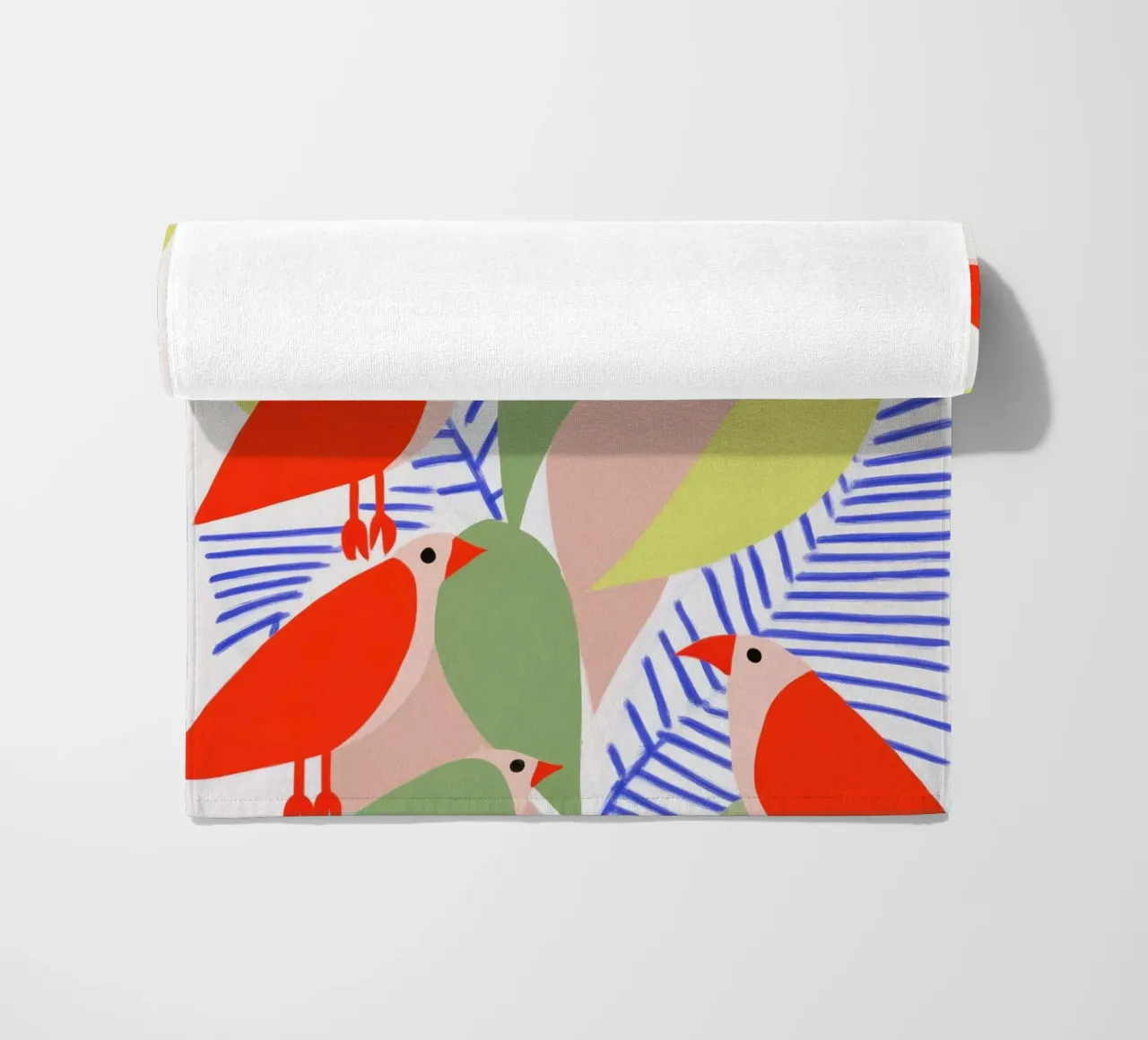 Sinfonia di uccelli | Design scandinavo telo mare da Autofocus