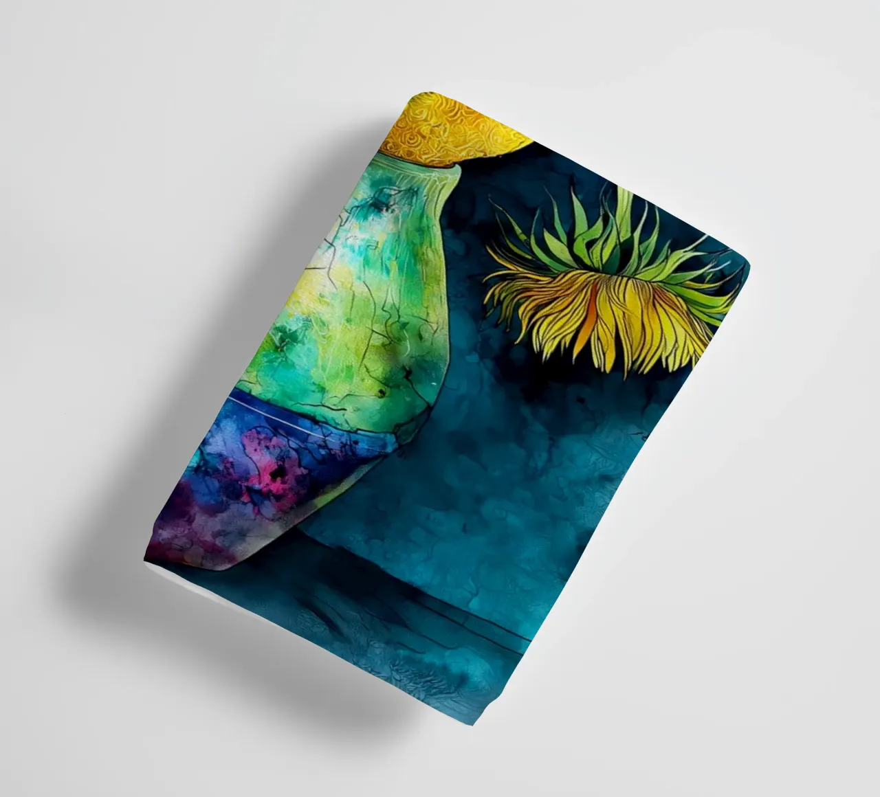Girasoli asciugamano da bagno da Justyna Jaszke JBJart
