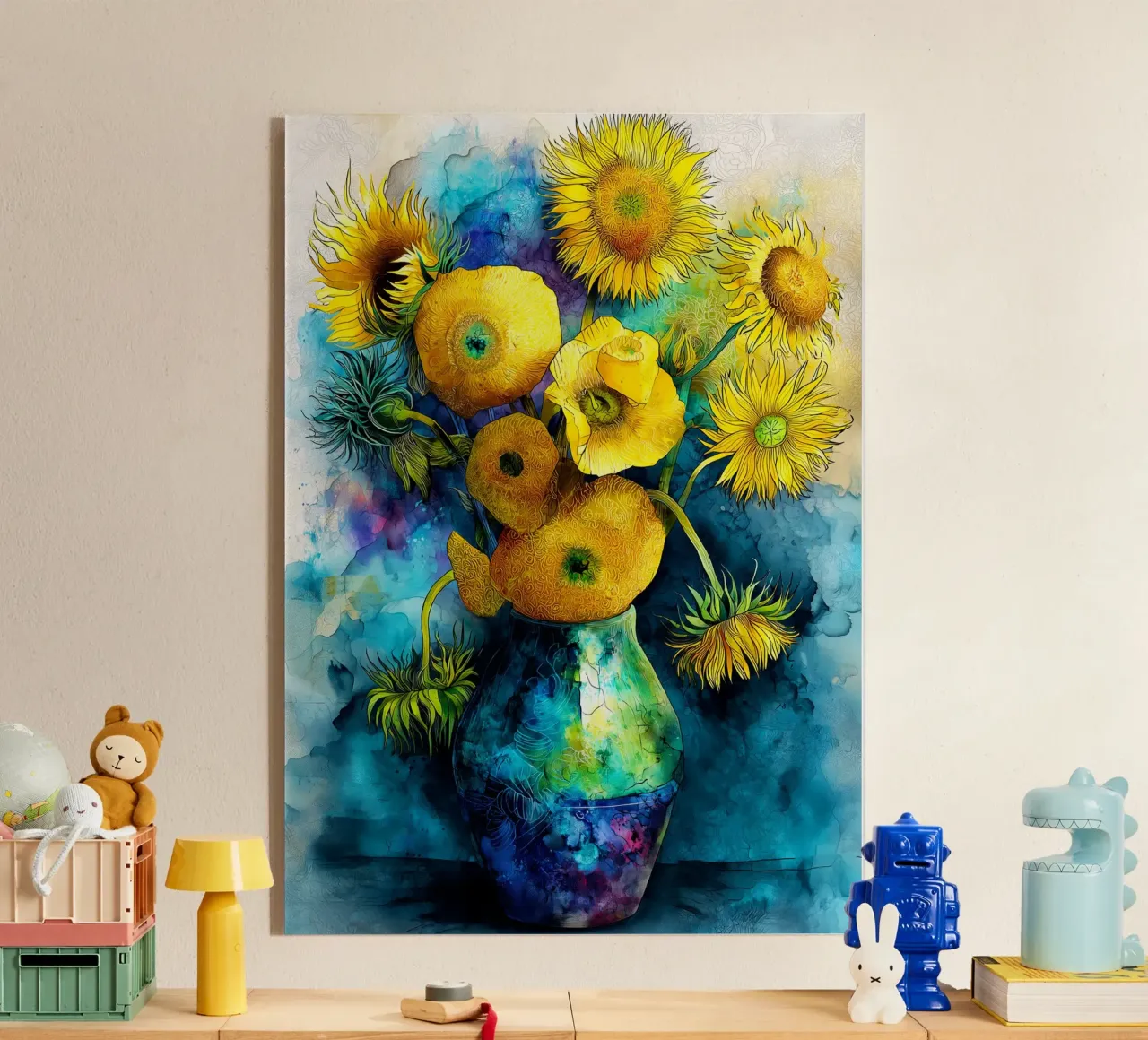 Girasoli plexiglass da Justyna Jaszke JBJart