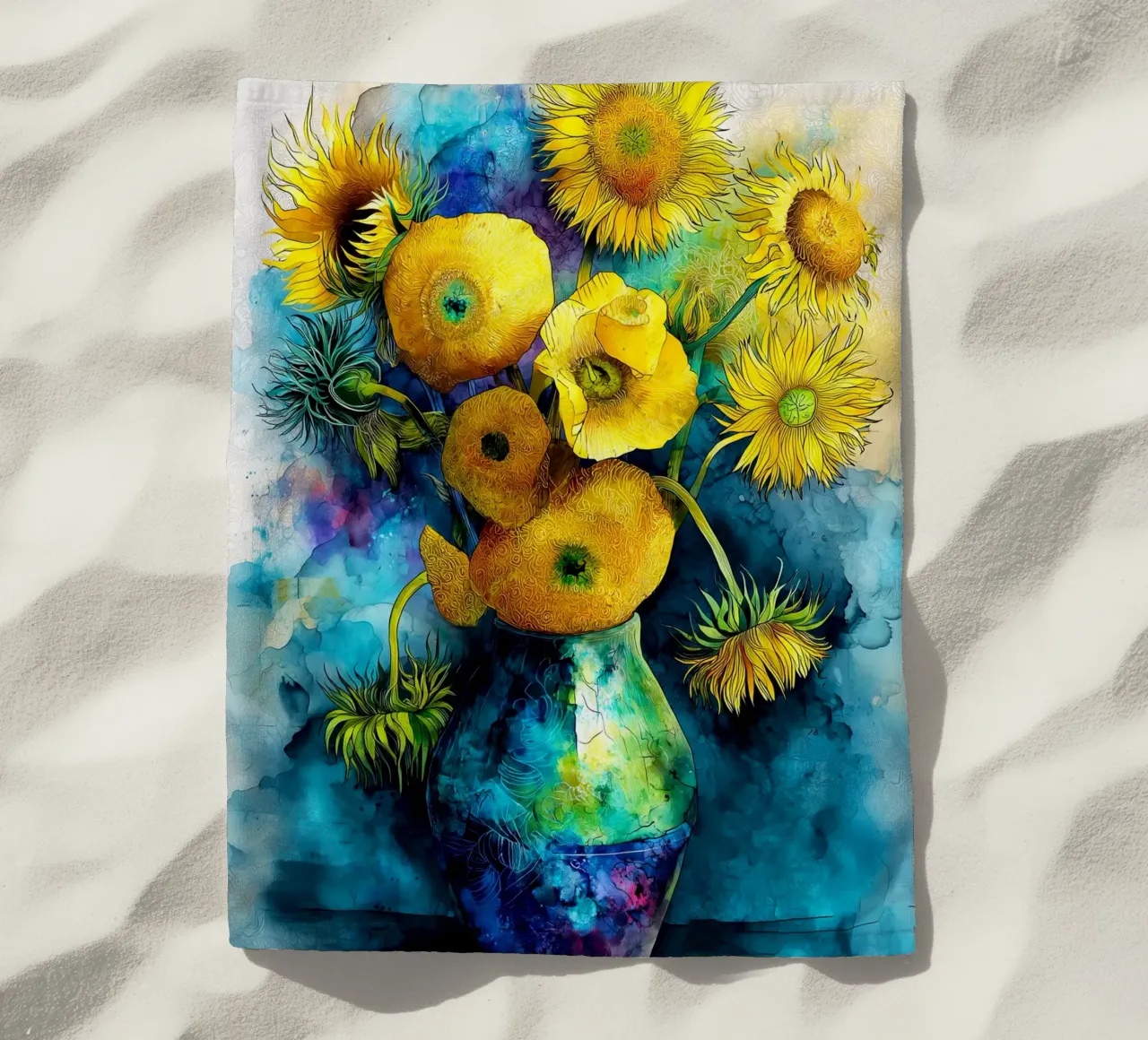 Girasoli telo mare da Justyna Jaszke JBJart