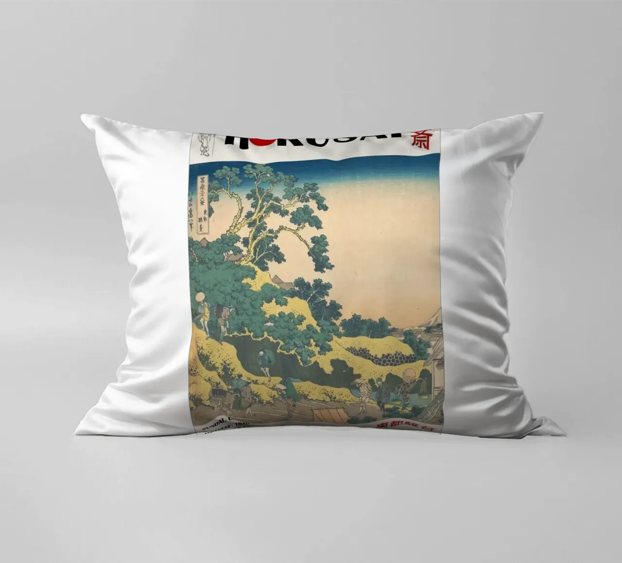 architettura pedonale nel cielo nuvoloso hokusai cuscino da ungker store