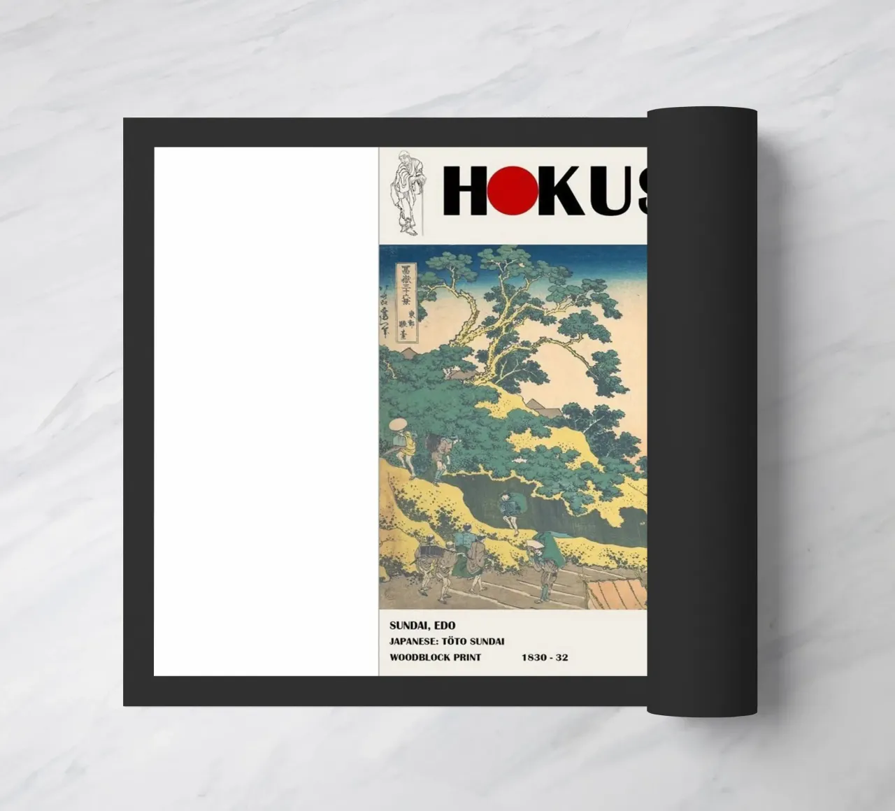 architettura pedonale nel cielo nuvoloso hokusai zerbino da ungker store