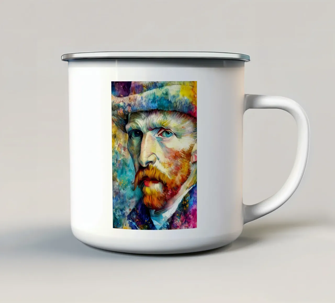 Vincent tazza in smalto da Justyna Jaszke JBJart