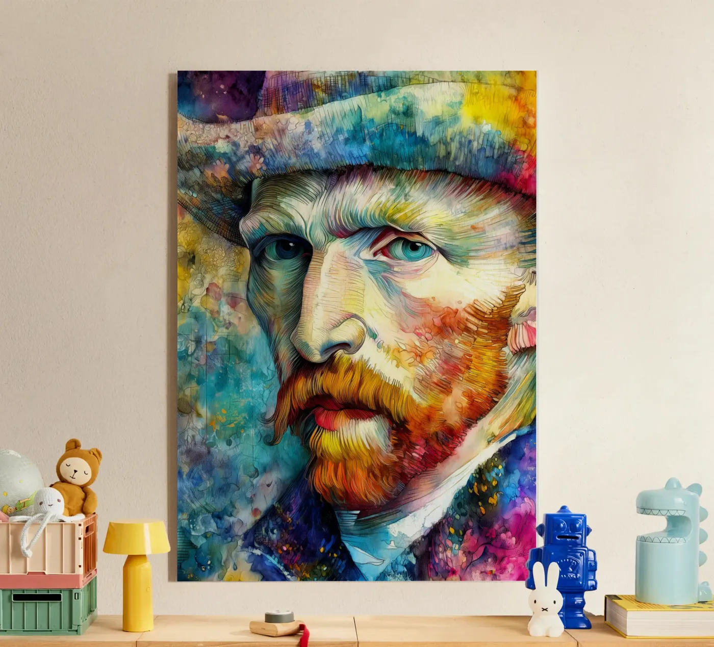 Vincent Acryl-Glas von Justyna Jaszke JBJart